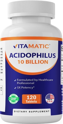 Vitamatic Acidophilus Probiotic Daily Probiotic Supplement