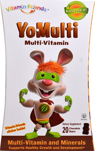 Vitamin Friends YoMulti Multi-Vitamin Chocolate -- 20 Bears