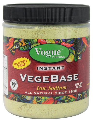 Vogue Cuisine Instant VegeBase Seasoning Gluten Free -- 12 oz