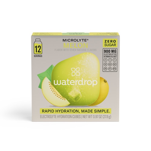 Waterdrop Microlyte Rapid Hydration Cubes Melon