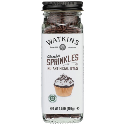 Watkins Gourmet Chocolate Sprinkles -- 3.5 oz