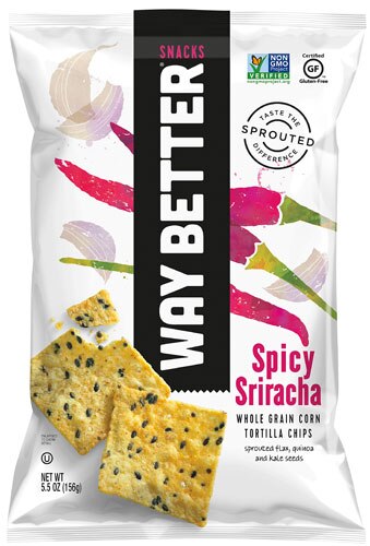 Way Better Snacks Whole Grain Corn Tortilla Chips Spicy Sriracha