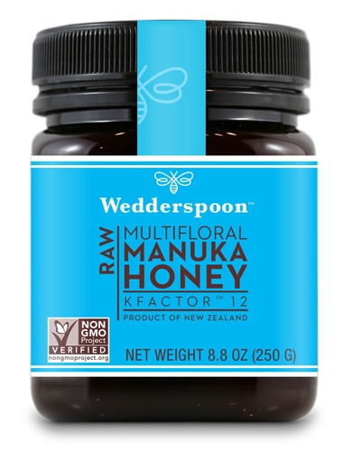 Wedderspoon Raw Manuka Honey KFactor™ 12 -- 8.8 oz