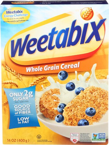 Weetabix Whole Grain Cereal Biscuits -- 14 oz