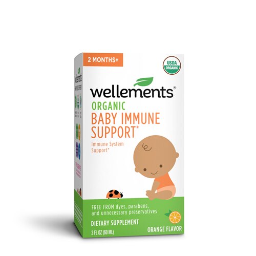 Wellements Organic Baby Immune Support Orange