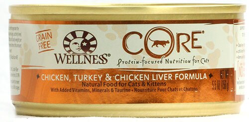 Wellness CORE® Natural Food for Cats and Kittens Formula Chicken-Turkey and Chicken Liver -- 5.5 oz