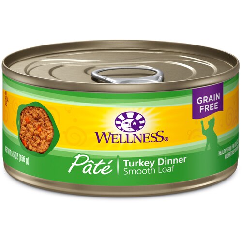 Wellness turkey pate deals cat food