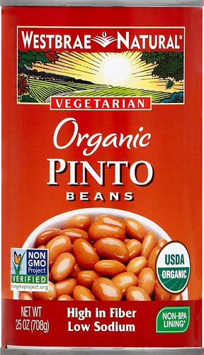 Westbrae Natural Organic Pinto Beans -- 25 oz