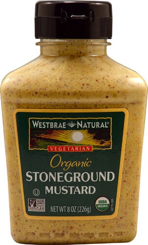Westbrae Natural Organic Stoneground Mustard -- 8 oz
