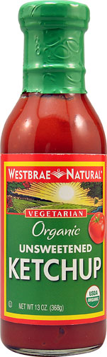 Westbrae Natural Organic Unsweetened Ketchup -- 13 fl oz