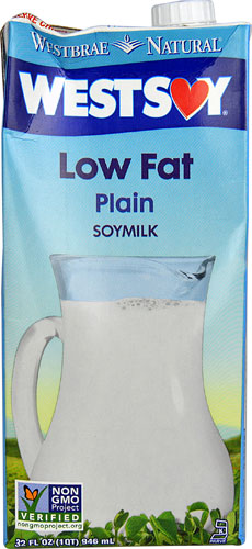 Westsoy Low Fat SoyMilk Drink Plain -- 32 fl oz