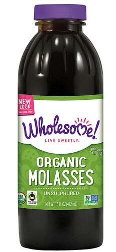 Wholesome Sweeteners Organic Molasses Unsulphured -- 16 fl oz