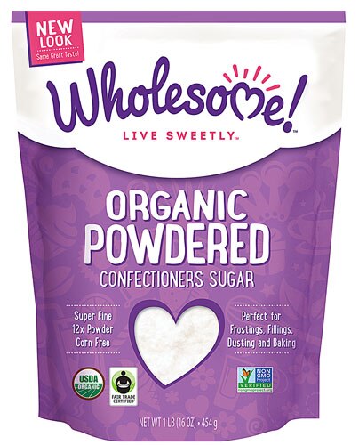 Wholesome Sweeteners Organic Powdered Confectioners Sugar -- 1 lb