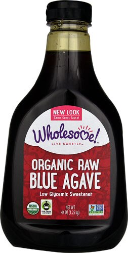 Wholesome Sweeteners Organic Raw Blue Agave -- 44 fl oz