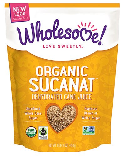 Wholesome Sweeteners Organic Sucanat Brown Sugar -- 1 lb