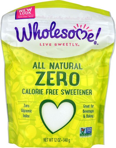 Wholesome Sweeteners Zero All Natural Calorie Free Sweetener -- 12 oz