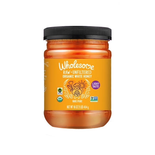 Wholesome Fair Trade Organic Raw White Honey