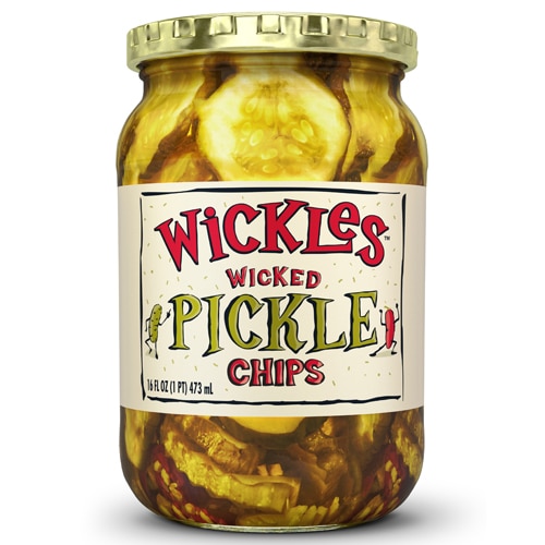 Wickles Wicked Pickle Chips -- 16 fl oz - Vitacost