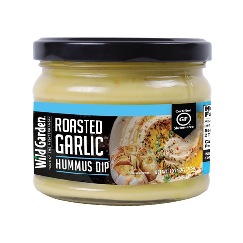 Wild Garden Hummus Dip Roasted Garlic -- 10.74 oz