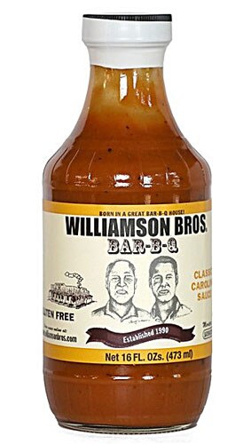 Williamson Bros Bar-B-Q Sauce Gluten Free Classic Carolina -- 16 fl oz