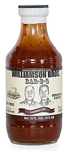 Williamson Bros Bar-B-Q Sauce Gluten Free Original -- 16 fl oz