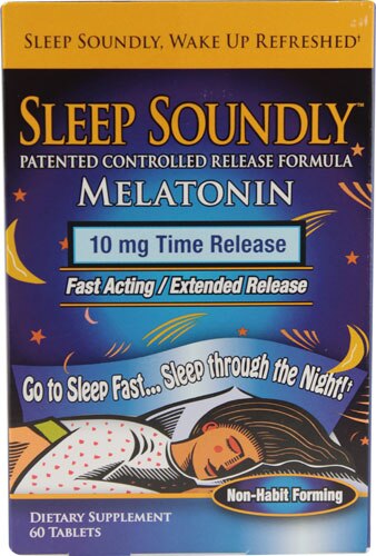 Windmill Health Products Sleep Soundly Melatonin -- 10 mg - 60 Tablets