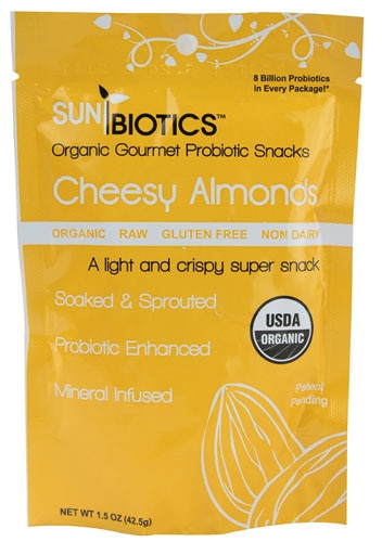Windy City Organics SunBiotics™ Organic Almonds Cheesy -- 1.5 oz