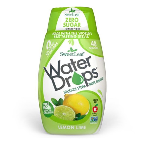 Wisdom Natural Sweetleaf Water Drops Lemon Lime -- 1.62 fl oz
