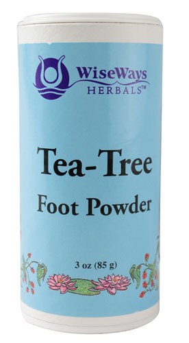 WiseWays Herbals Tea Tree Foot Powder -- 3 oz