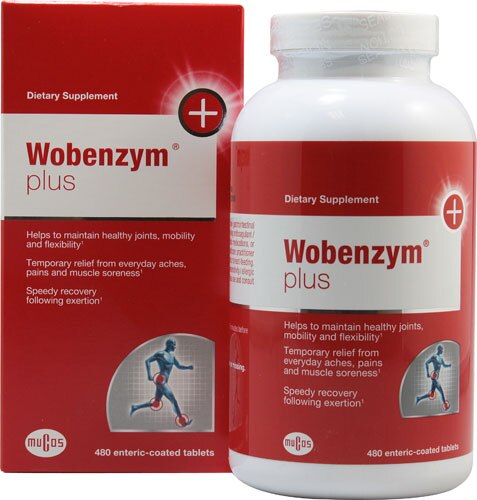 Wobenzym Plus -- 480 Enteric Coated Tablets