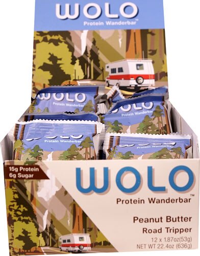 Wolo Protein Wanderbar™ Gluten Free Peanut Butter Road Tripper -- 12 Bars