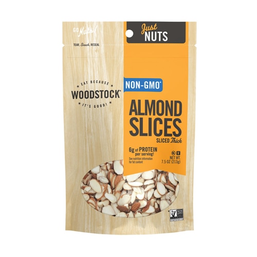 Woodstock Natural Almonds Sliced Thick