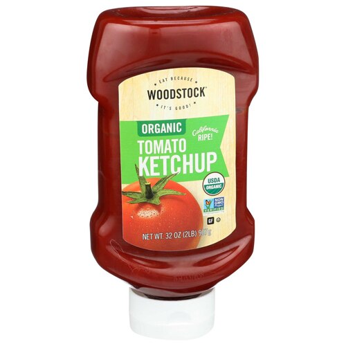 Woodstock Non-GMO Organic Kosher Tomato Ketchup -- 32 oz