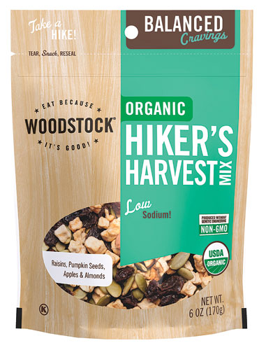 Woodstock Organic Balanced Cravings Snack Mix Hiker's Harvest -- 6 oz