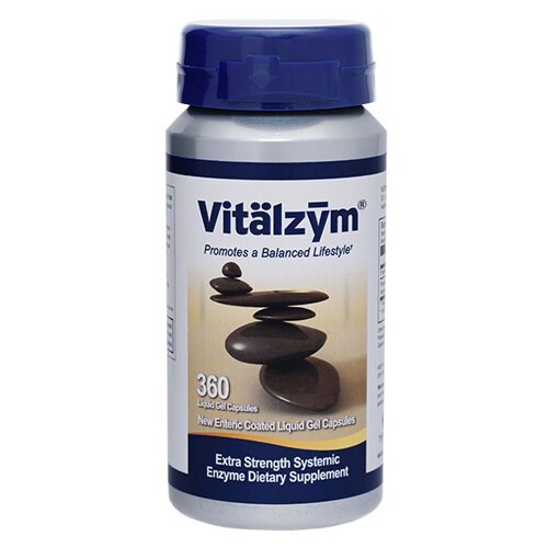 World Nutrition Vitalzym™ Extra Strength Enteric Coated Supplement -- 360 Liquid Gel Capsules