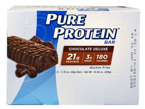 Worldwide Sports Nutrition Pure Protein® Bar Chocolate Deluxe -- 6 Bars