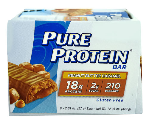 Worldwide Sports Nutrition Pure Protein® Bar Peanut Butter Caramel -- 6 Bars