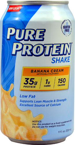 Worldwide Sports Nutrition Pure Protein™ Shake Banana Cream -- 11 fl oz