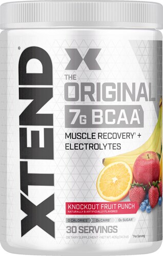 Xtend The Original BCAA Knockout Fruit Punch -- 7 g - 30 Servings
