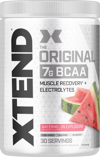 Xtend The Original BCAA Watermelon Explosion -- 7 g - 30 Servings