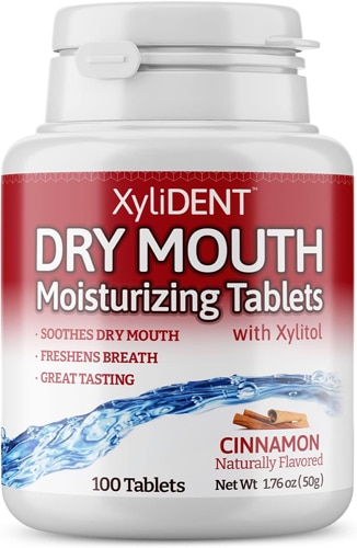 XyliDent Dry Mouth Tablets Cinnamon