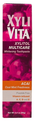 XyliVita Xylitol MultiCare Whitening Toothpaste Acai -- 3.4 oz
