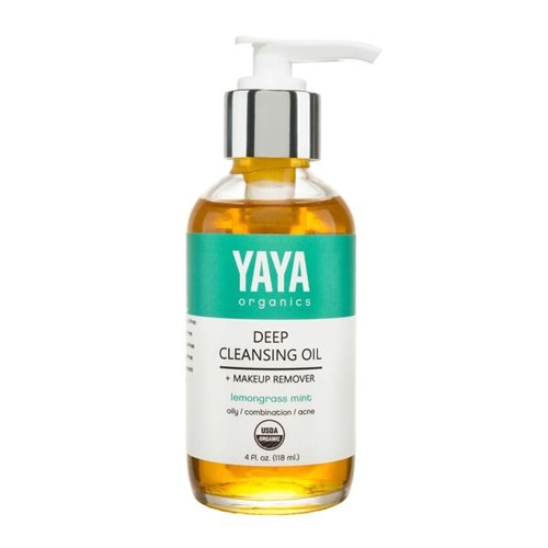 YAYA Organics Deep Cleansing Oil For Oily - Combination Skin Lemongrass Mint -- 4 fl oz