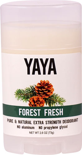 YAYA Organics Pure and Natural Deodorant Forest Fresh -- 2.6 oz