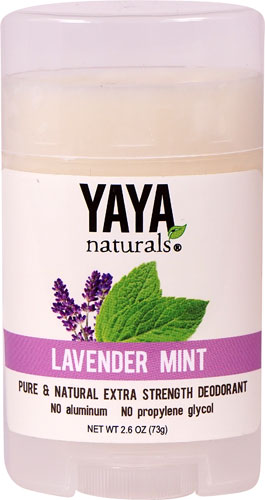 YAYA Organics Pure and Natural Deodorant Lavender Mint -- 2.6 oz