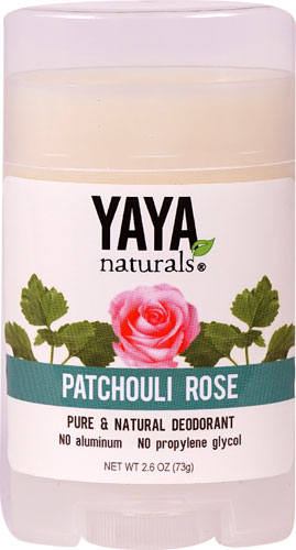 YAYA Organics Pure and Natural Deodorant Patchouli Rose -- 2.6 oz