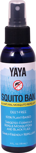 YAYA Organics Squito Ban® All-Natural Mosquito Repellent -- 4 fl oz