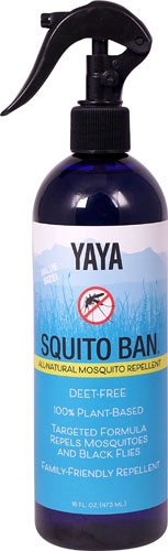 YAYA Organics Squito Ban® All-Natural Mosquito Repellent -- 16 fl oz