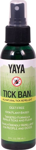 YAYA Organics Tick Ban® All-Natural Tick Repellent -- 4 fl oz