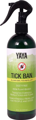 YAYA Organics Tick Ban® All-Natural Tick Repellent -- 16 fl oz
